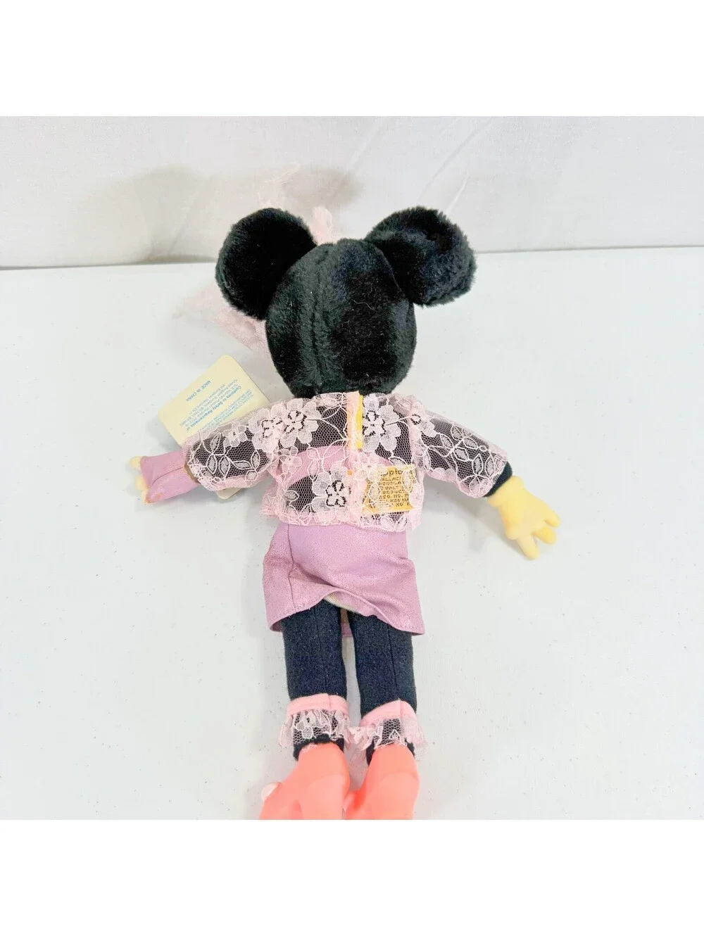 1986 Disney Totally Minnie Doll Applause #8534 Vinyl Head RARE MINI SKIRT & LACE